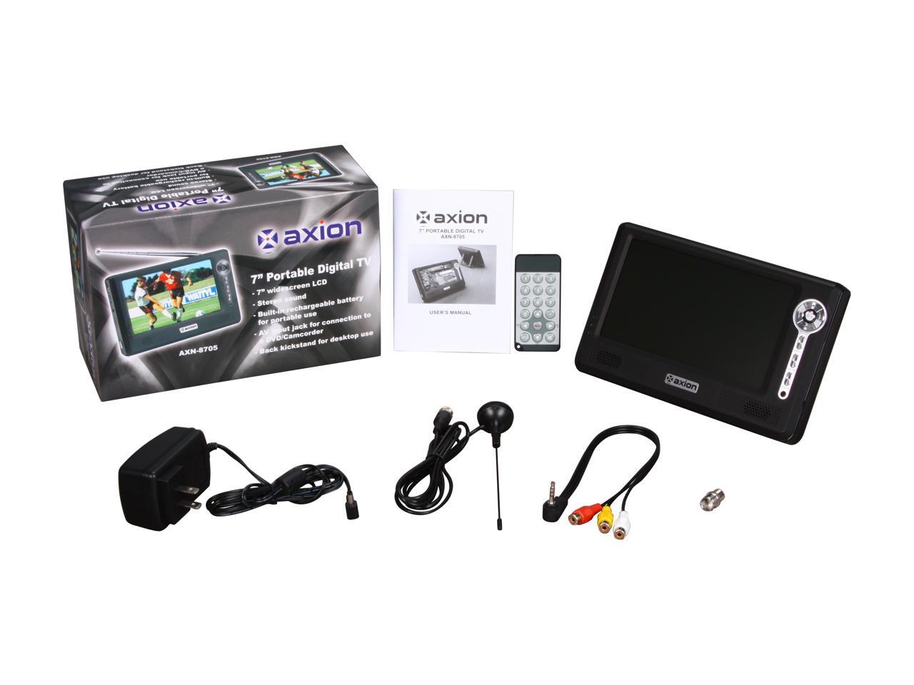 Axion 7" Widescreen Portable Handheld LCD TV