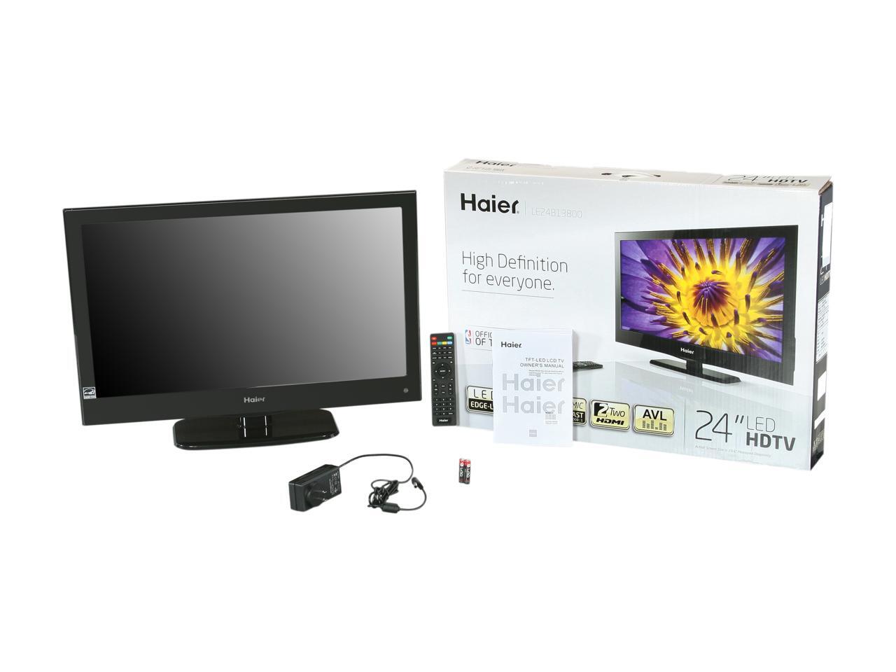 Haier 24" 1080p 60Hz LED-LCD HDTV LE24B13800 - Newegg.com