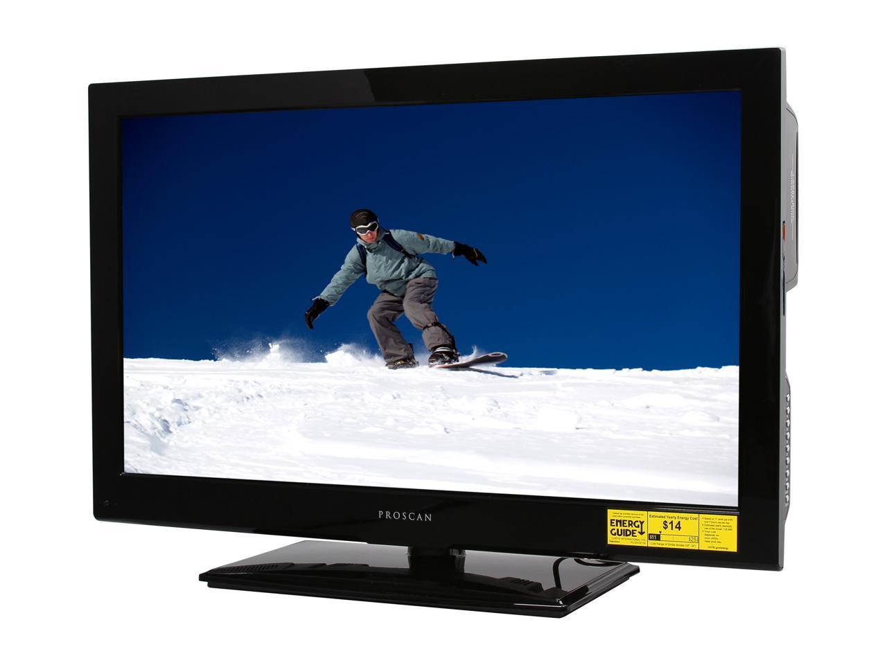 Refurbished: Proscan PLCDV3213A 32" Black LCD TV with Built-in DVD