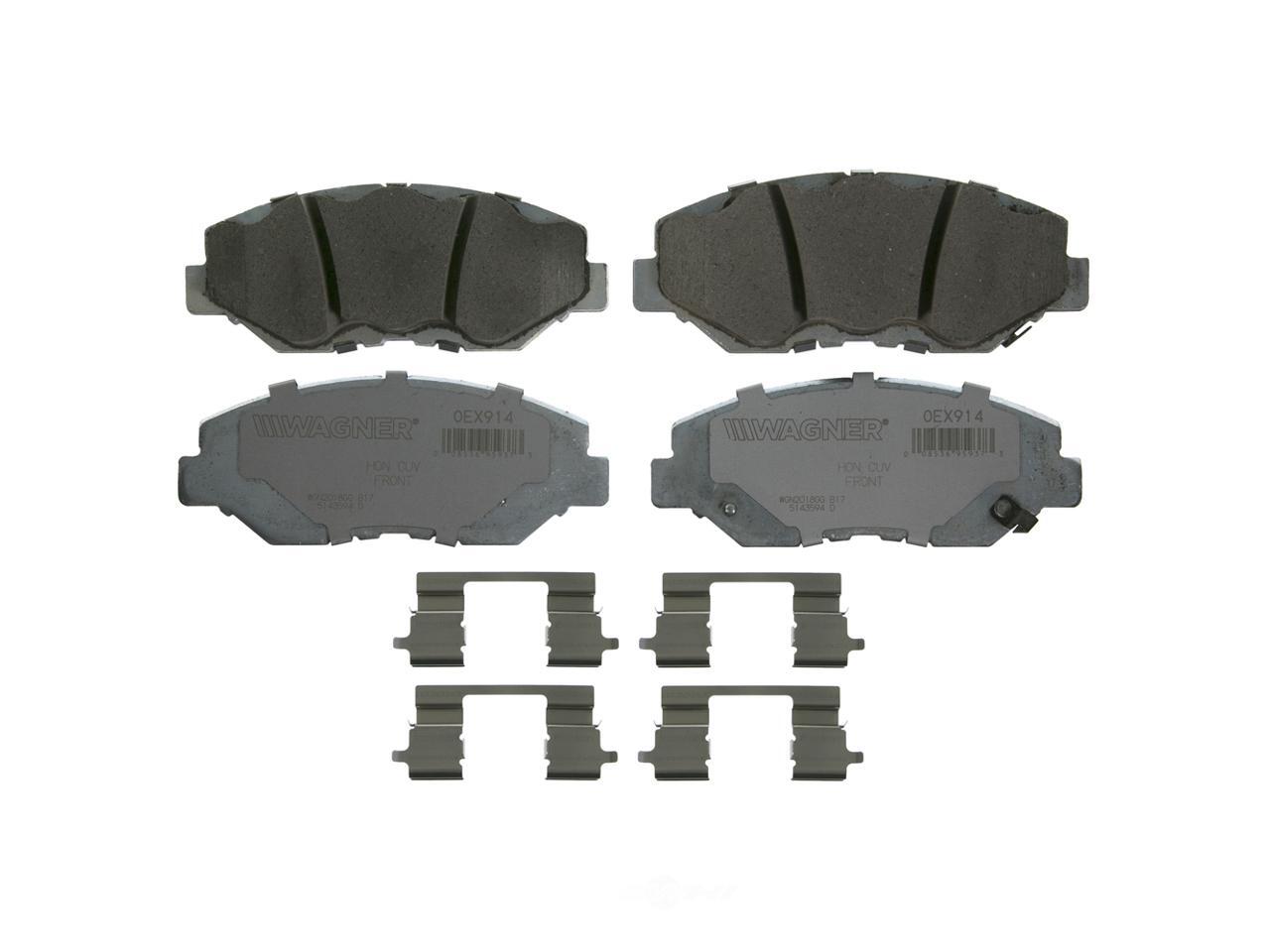 WAGNER BRAKE OEX914 Custom Disc Pads - Newegg.com