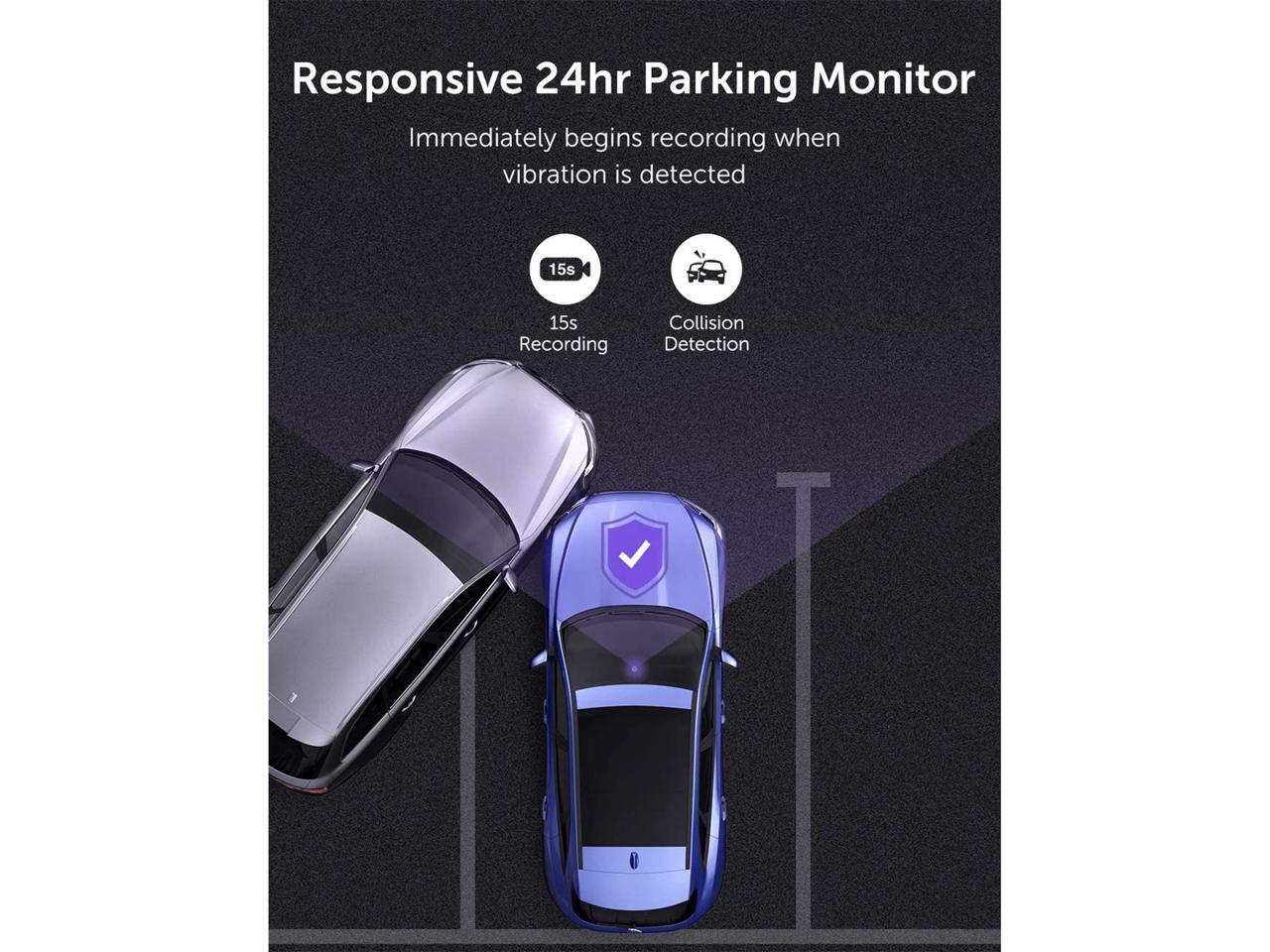 VAVA VD004 4K 3840x2140p 360° Swivel Dash Cam, 30fps Clear HD Videos