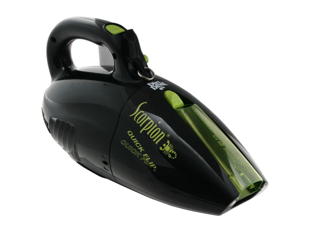 Dirt Devil M08220 Scorpion Quick Flip Hand Vacuum Black