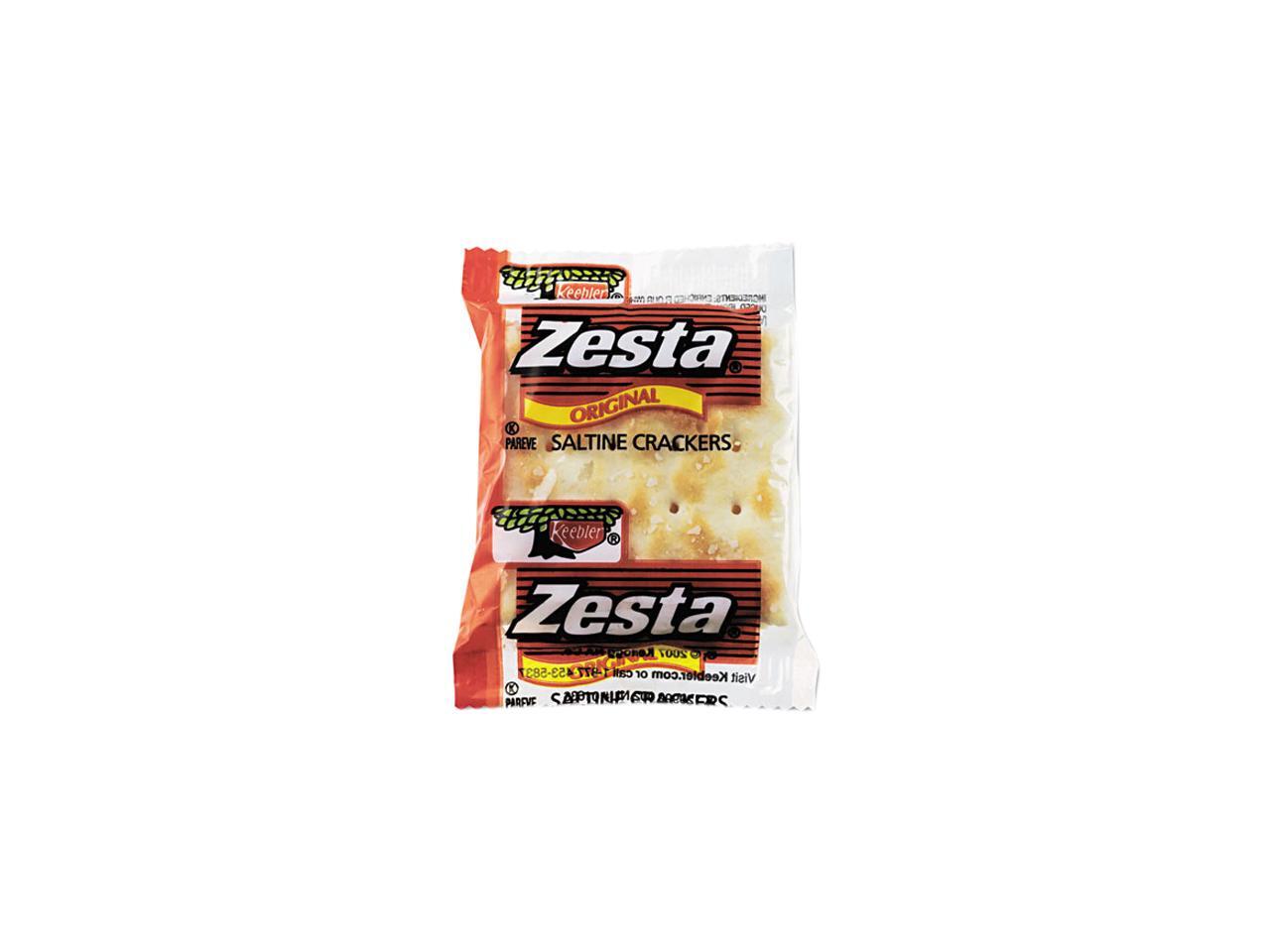 Keebler 00646 Zesta Saltine Crackers, 2 Crackers/Pack, 300 Packs/Carton