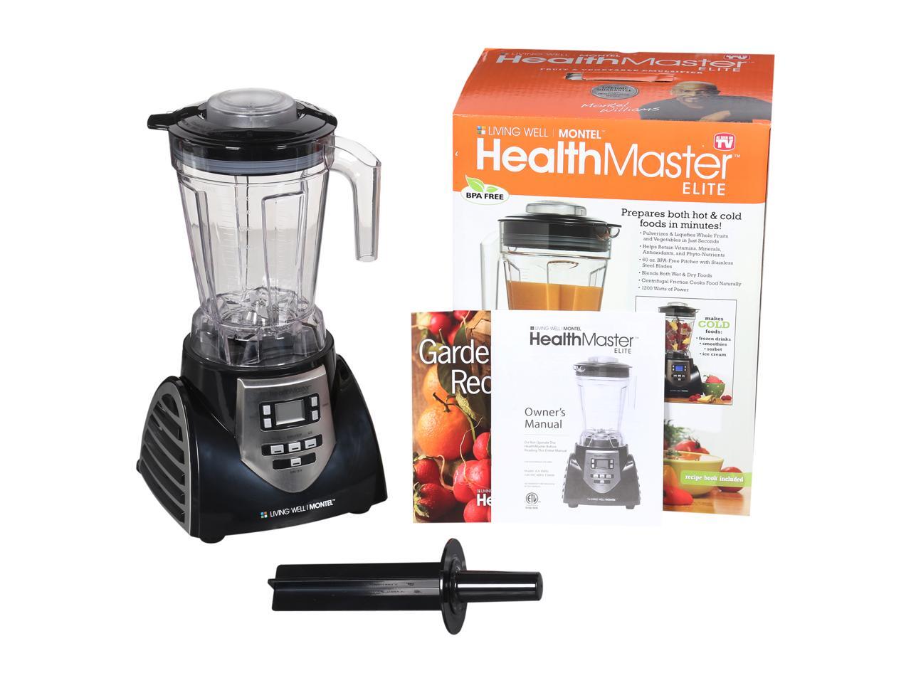 HEALTHMASTER Montel Williams 8 Speeds JLA8 1200 Watts Blender Fruit