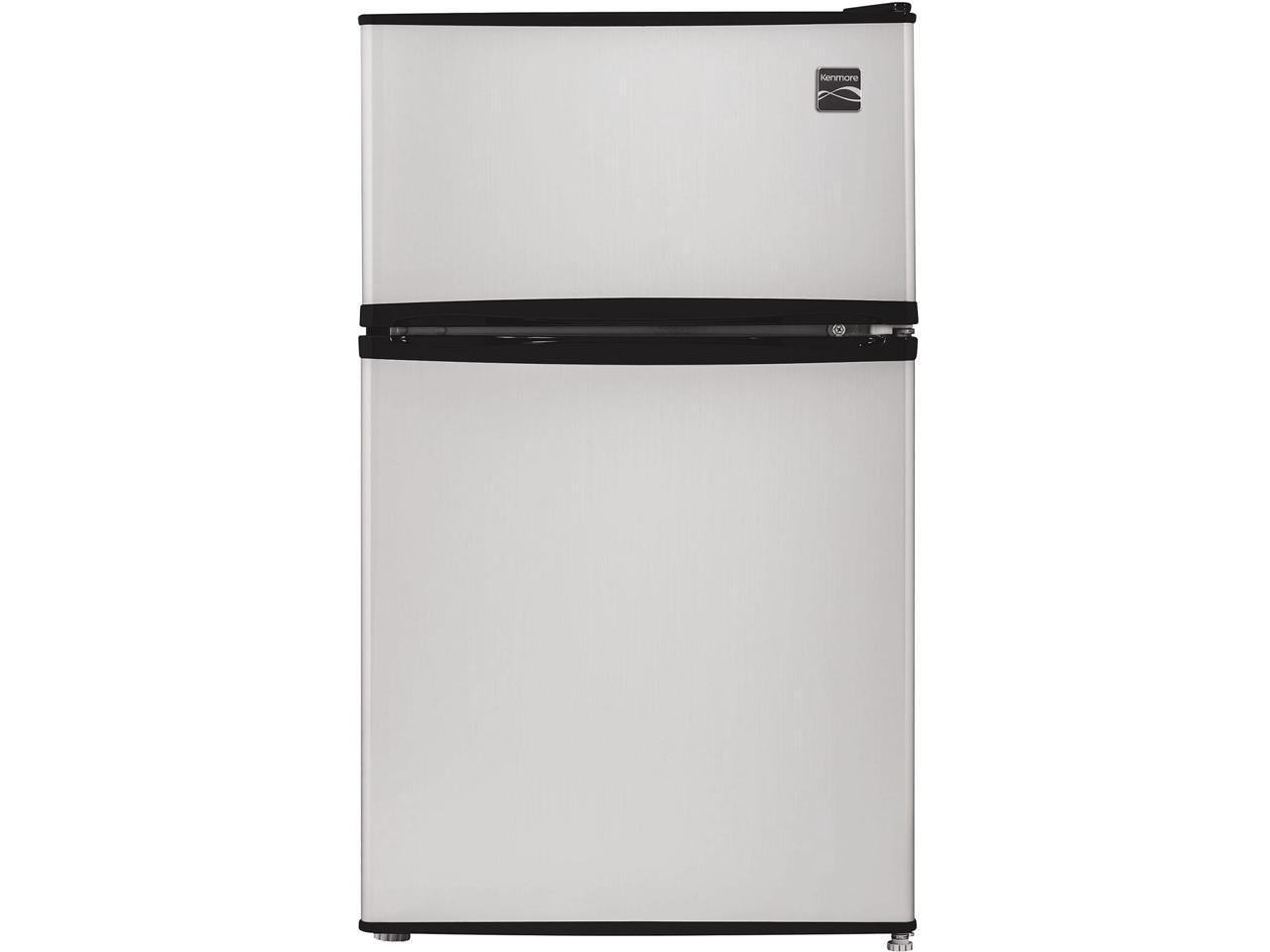 Kenmore 3.2 Cu. Ft. 2Door Compact Refrigerator Silver 99033