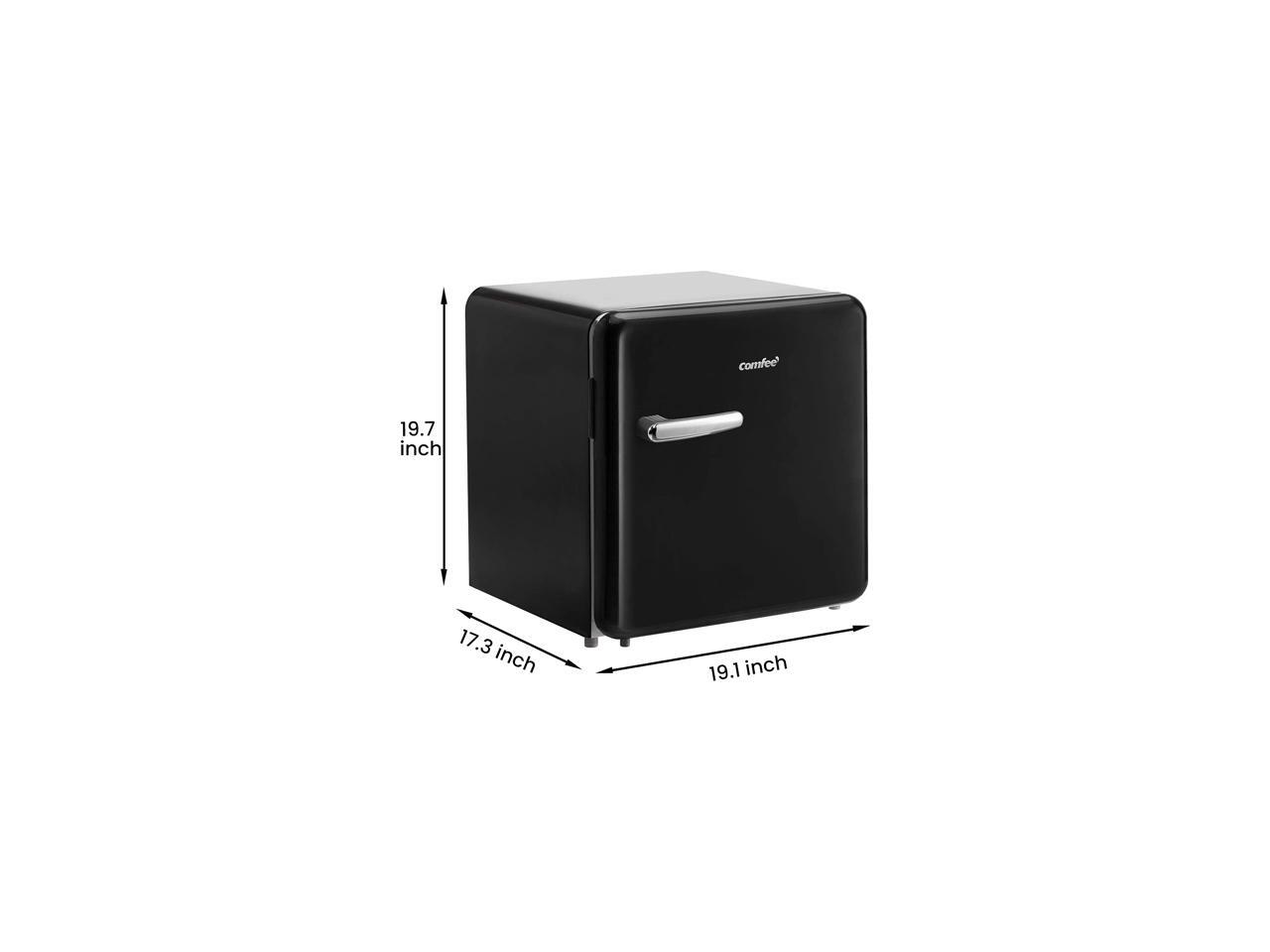 Comfee 1.6 Cu. Ft. Retro Compact Fridge Black (CRR16S3ABB) Newegg.ca