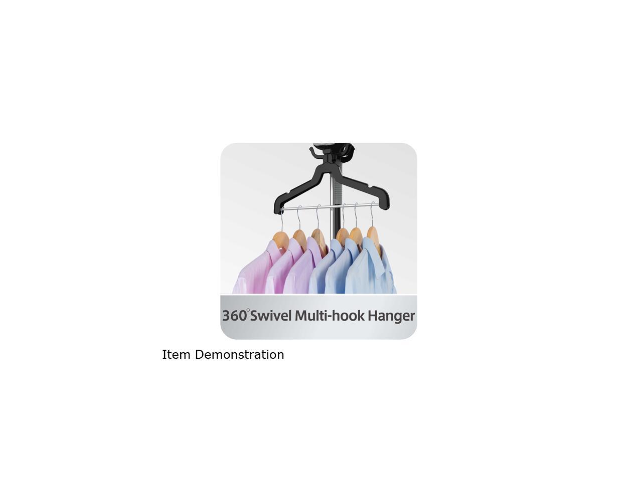 SALAV GS34BJ Performance Garment Steamer with 360 Swivel Multihook Hanger, 4 Steam Settings