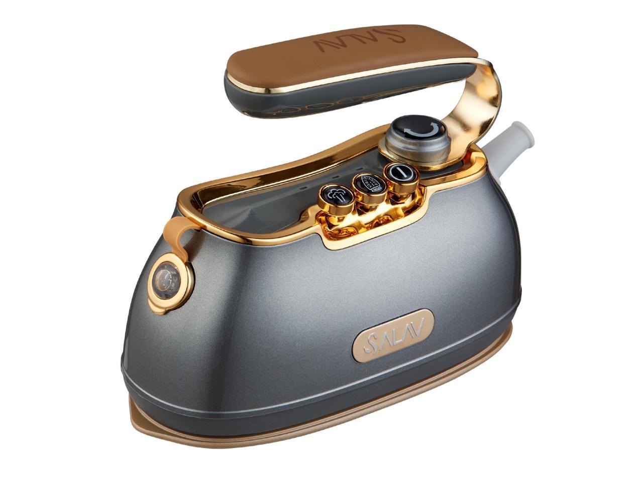 SALAV Retro Edition Duopress Steamer and Iron, Titanium