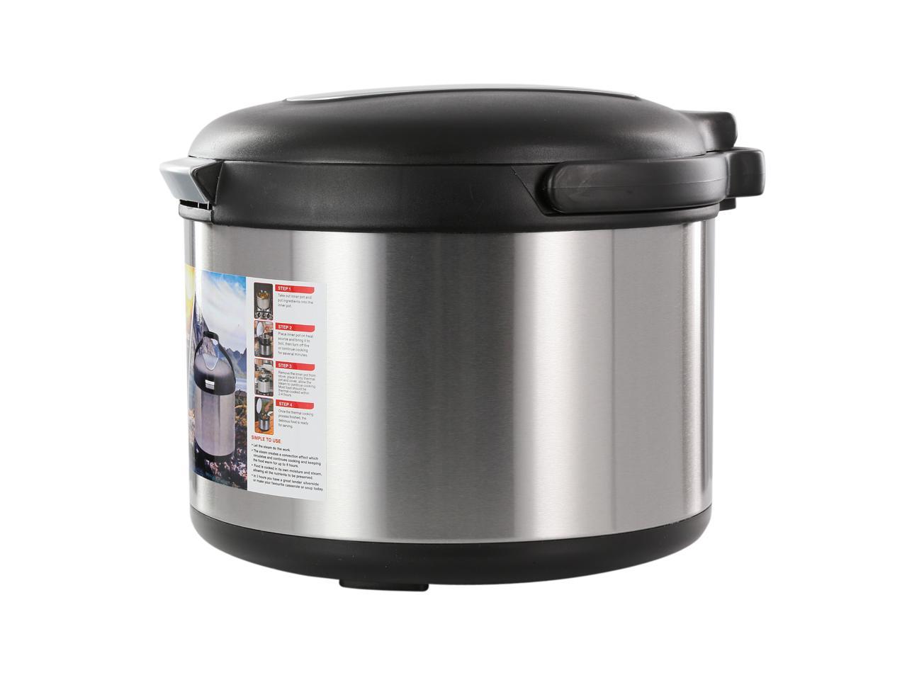 Tayama TXM-50CF Energy-Saving Thermal Cooker 5-Qt, Black - Newegg.com