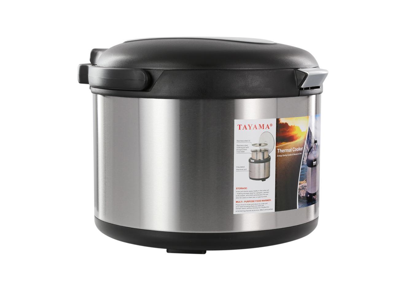 Tayama TXM-50CF Energy-Saving Thermal Cooker 5-Qt, Black - Newegg.com