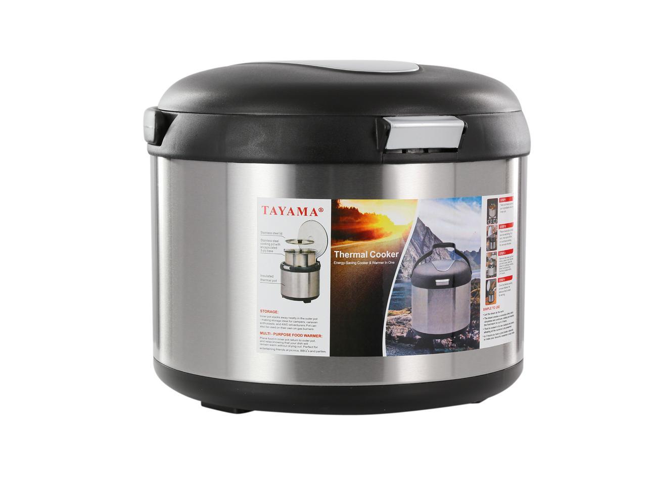 Tayama TXM-50CF Energy-Saving Thermal Cooker 5-Qt, Black - Newegg.com