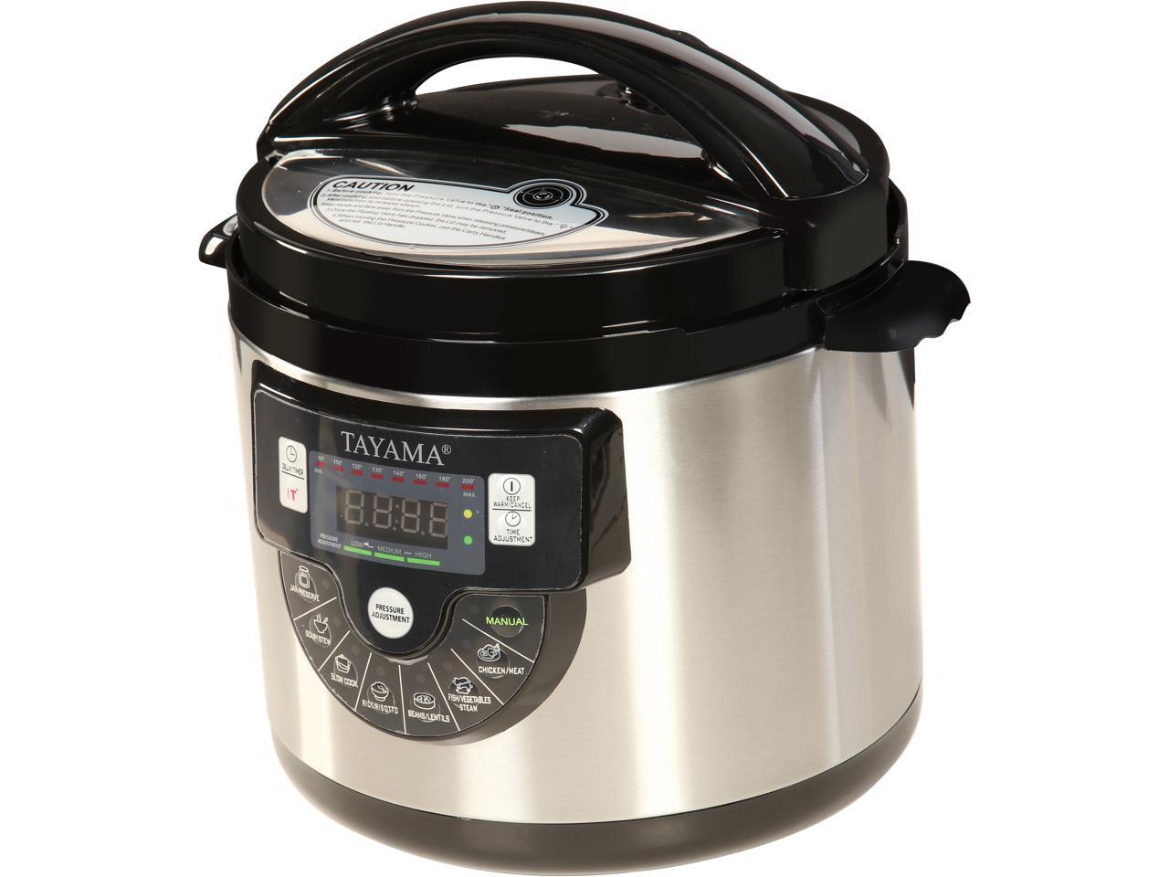Tayama TMC60SS Electric Pressure Cooker with Stainless Steel Pot 6