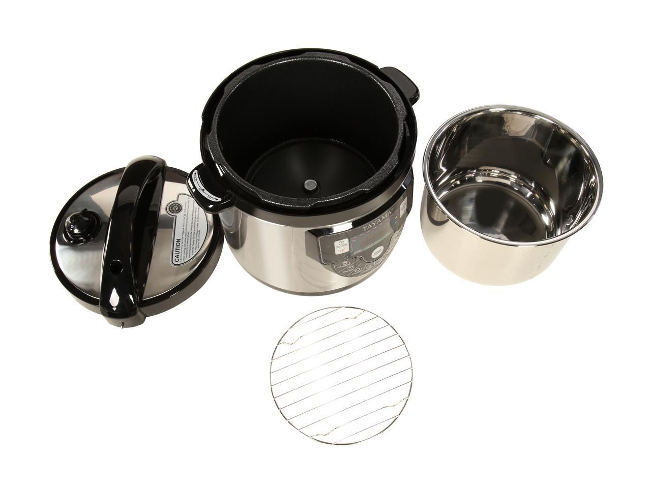 Tayama TMC60SS Electric Pressure Cooker with Stainless Steel Pot 6