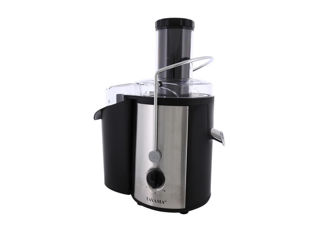 Tayama TJ8K129 Black Juicer Stainless Steel, Powerful 700 Watts, Large