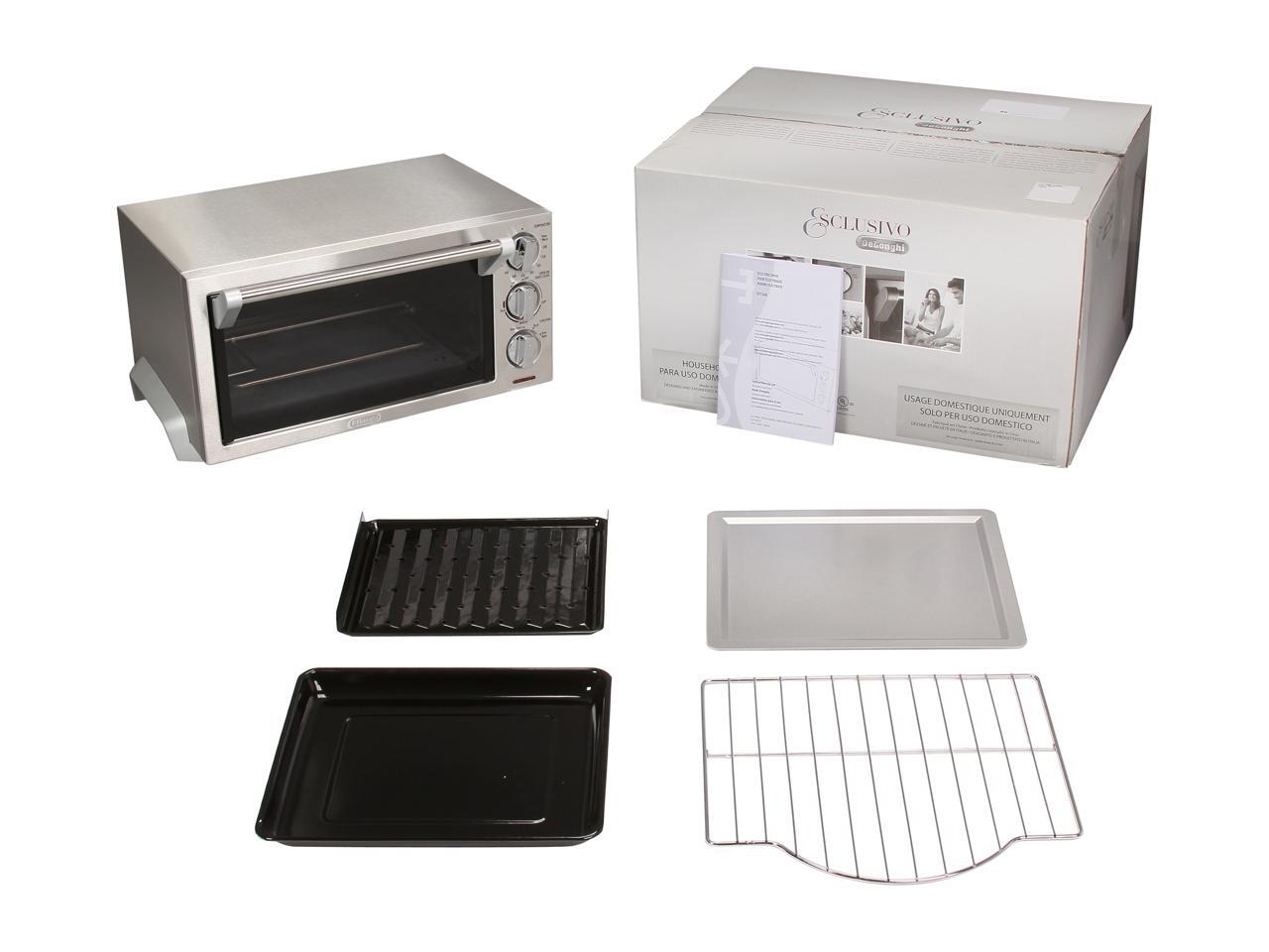 DeLonghi EO1260 Stainless Steel 6 Slice Toaster Oven