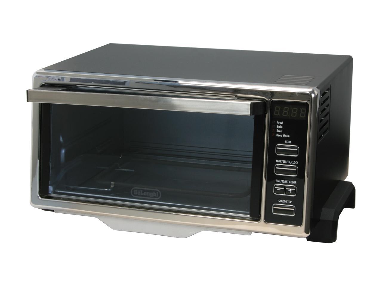 DeLonghi DO400 Black Digital 4Slice Toaster Oven
