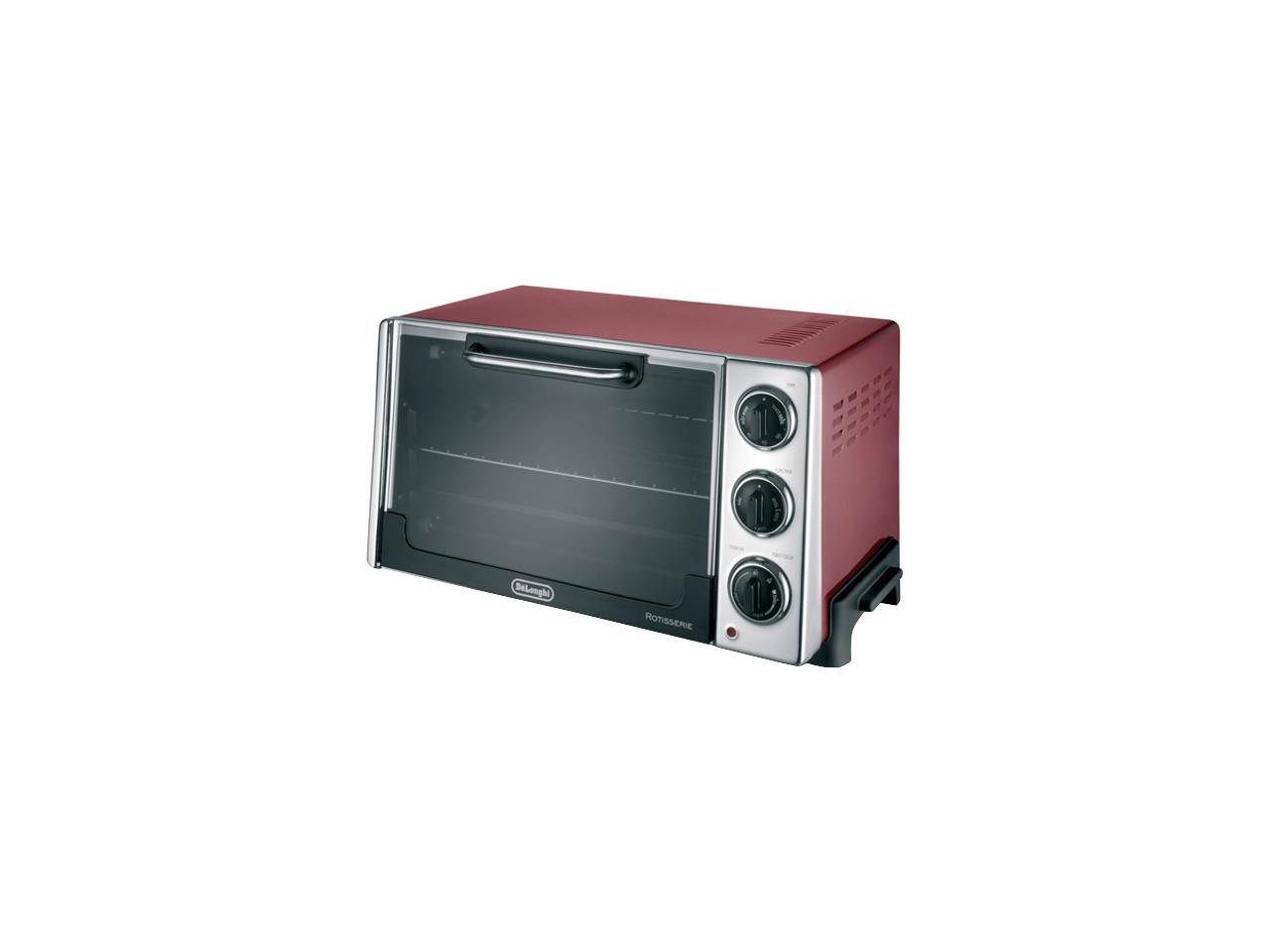 DeLonghi RO2050 Red Rotisserie Toaster Oven