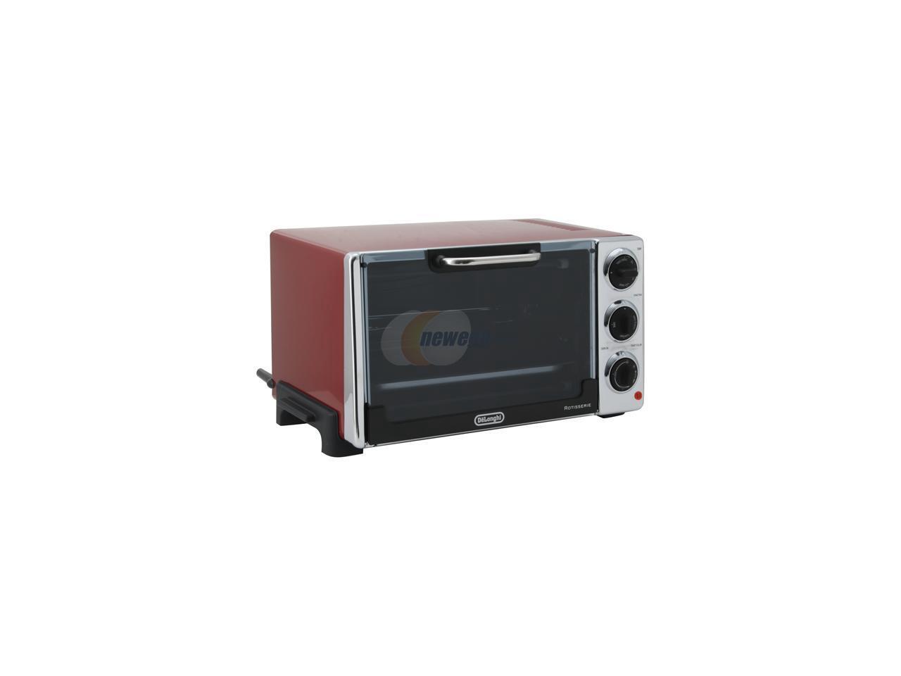 DeLonghi RO2050 Red Rotisserie Toaster Oven