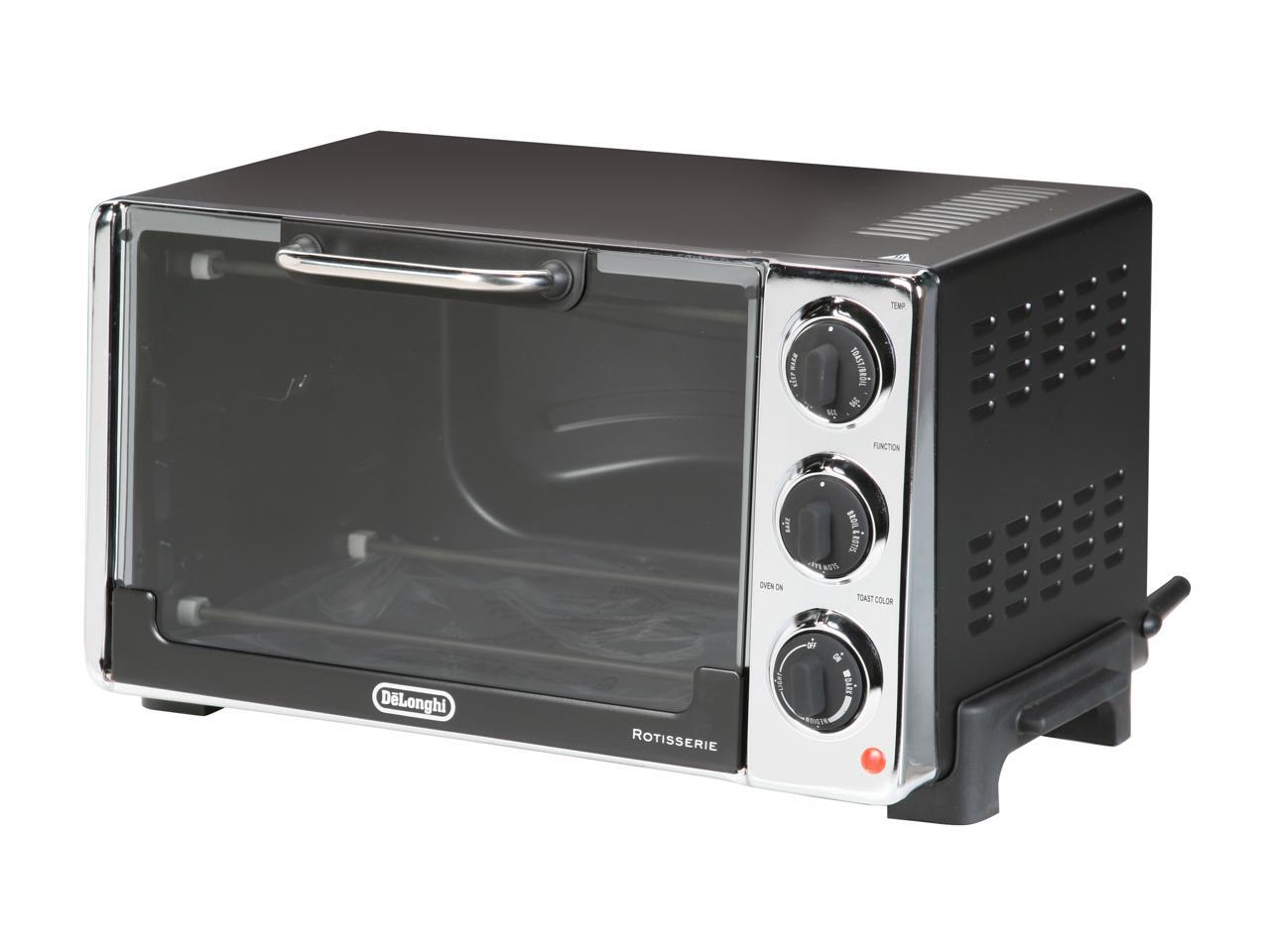 DeLonghi RO2050B Black Rotisserie Toaster Oven