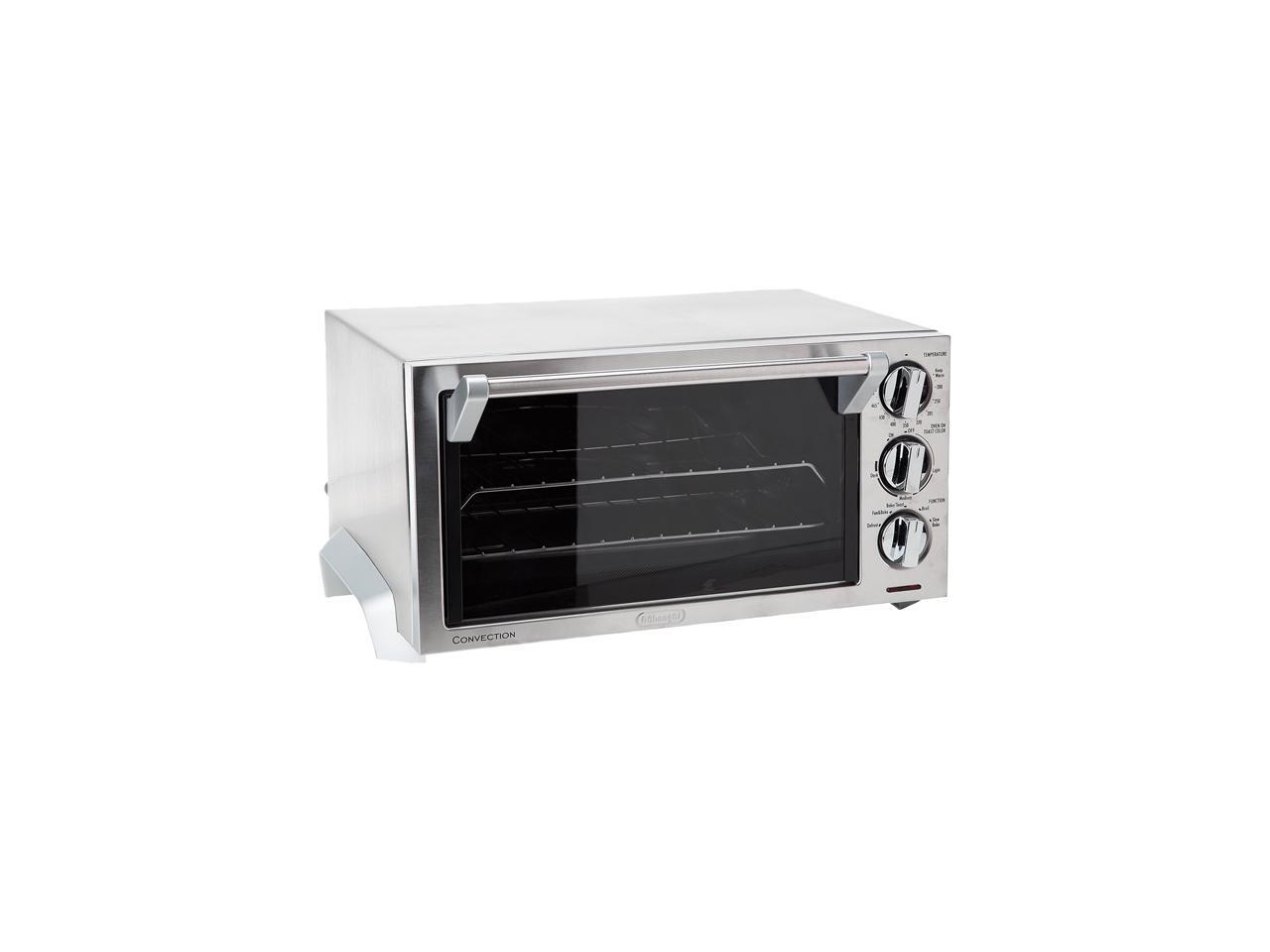 DeLonghi EO1270 1400W 0.5 Cu. Ft. 6Slice Convection Toaster Oven