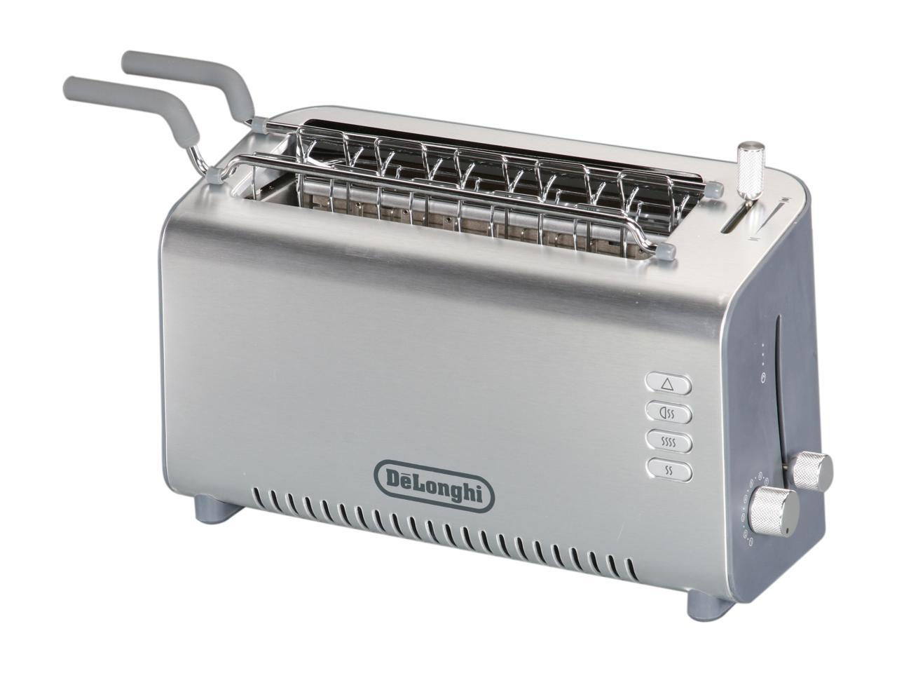 DeLonghi DTT312 Silver 2Slice Adjustable Toaster