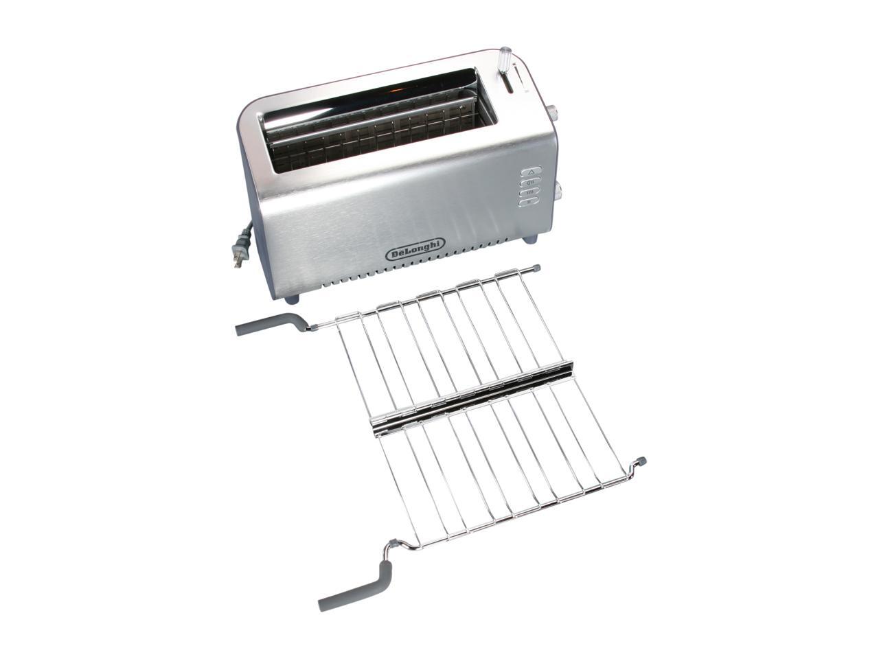 DeLonghi DTT312 Silver 2Slice Adjustable Toaster