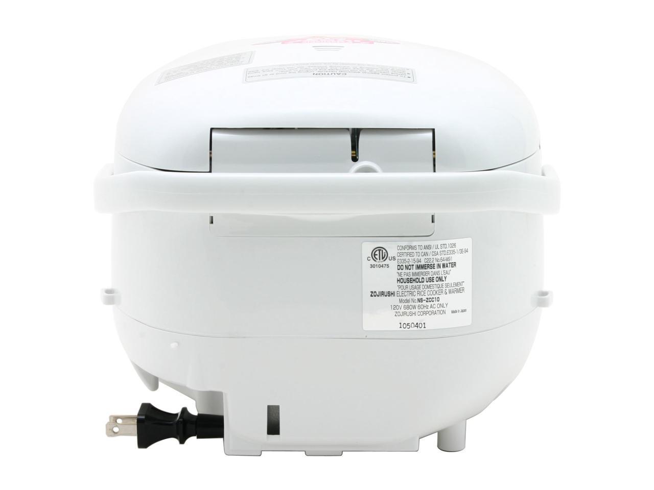 Zojirushi White Rice Cooker & Warmer (NSZCC10) Newegg.ca