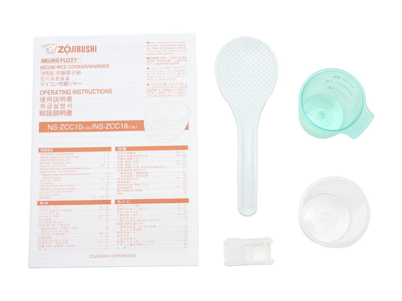 Zojirushi White Rice Cooker & Warmer (NSZCC10)