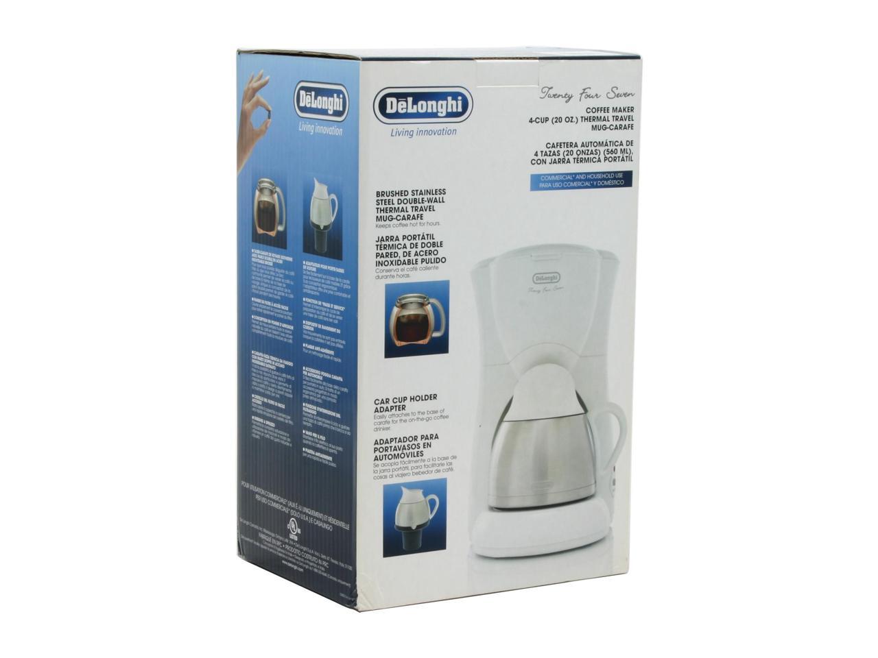 DeLonghi DC51TTW Twenty Four Seven Coffee Maker With Doublewall