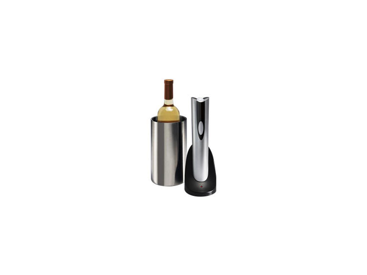 OSTER 4208 Inspire Wine Opener And Wine Chiller Black & Stainless Steel