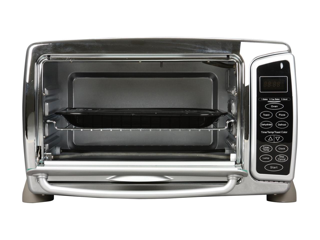 Oster 6058 Stainless Steel 6 Slice Digital Toaster Oven - Newegg.com