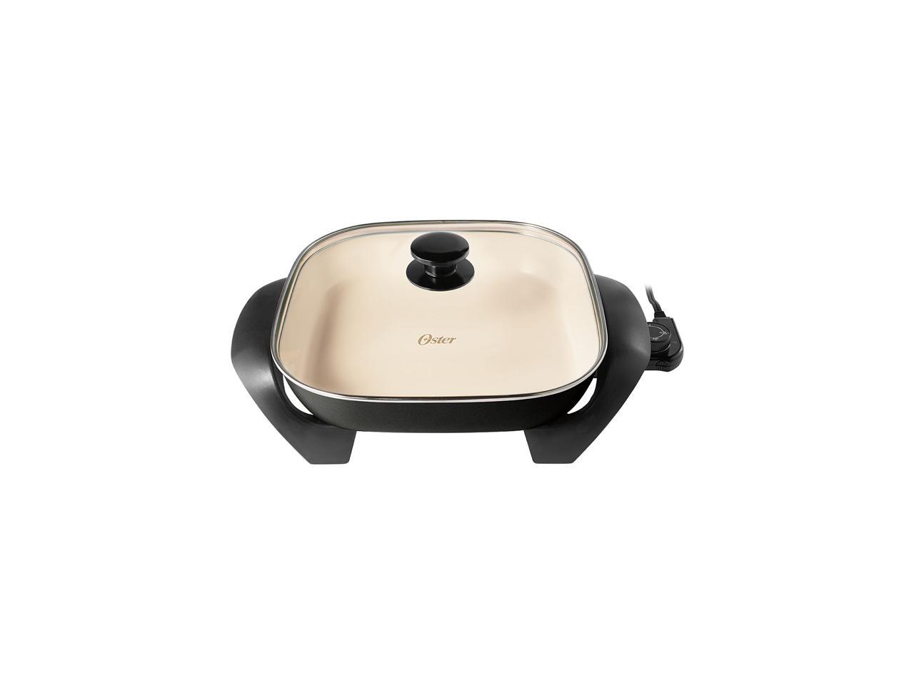 Oster CKSTSKFM12WTECO Titanium Infused DuraCeramic 12" Square Electric