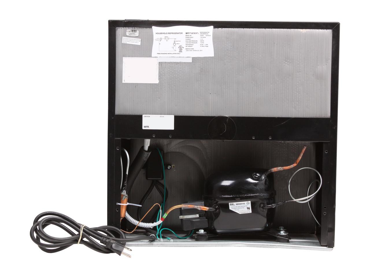 Refurbished Emerson 1.8 Cu. Ft. Compact Refrigerator Stainless Steel