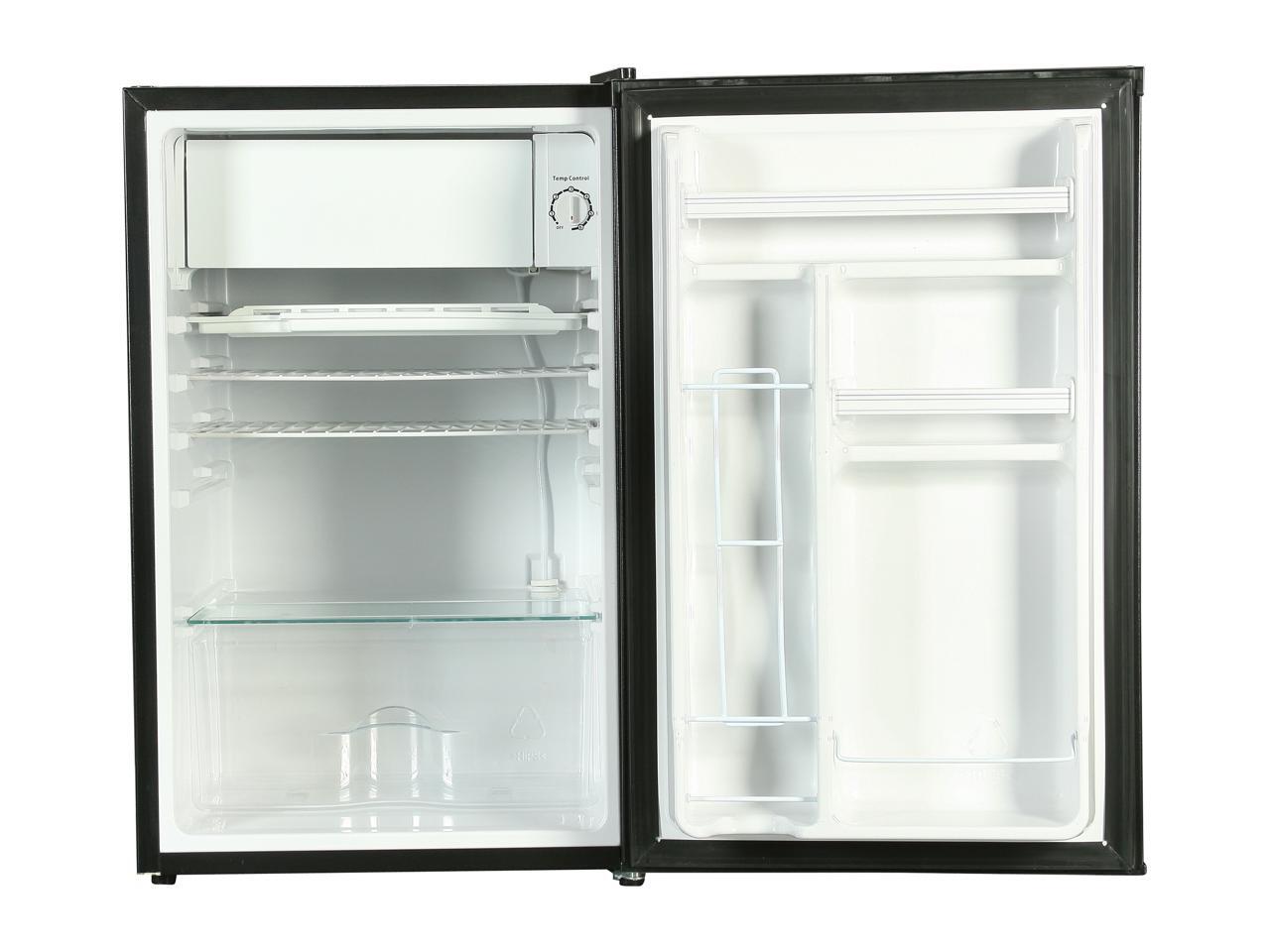 Refurbished Emerson 4 5 Cu Ft Compact Refrigerator Black Cr519b Newegg Com