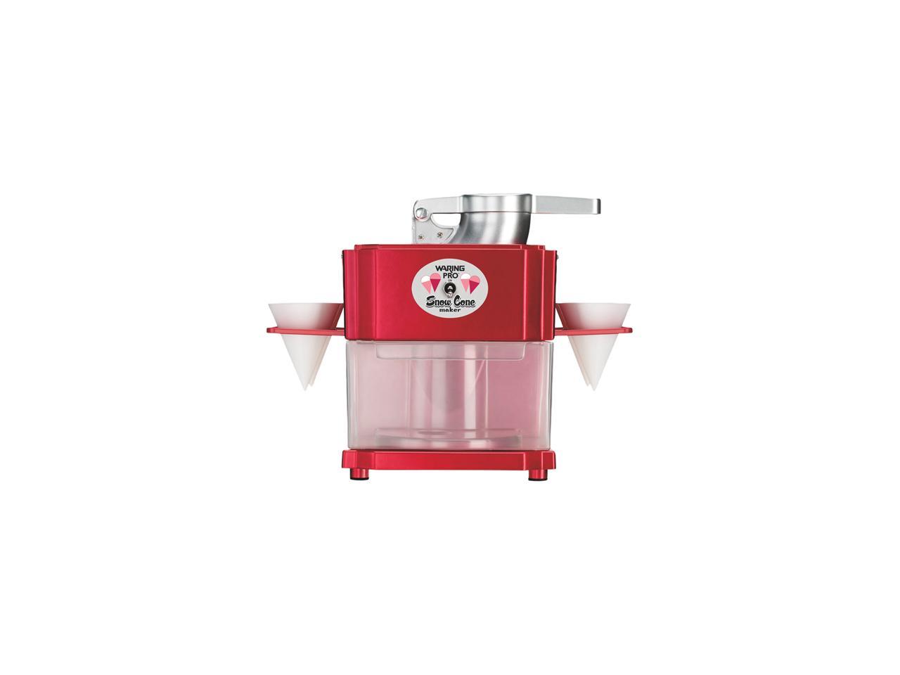 Waring Pro SCM100 Professional Snow Cone Maker Metallic Red for sale online