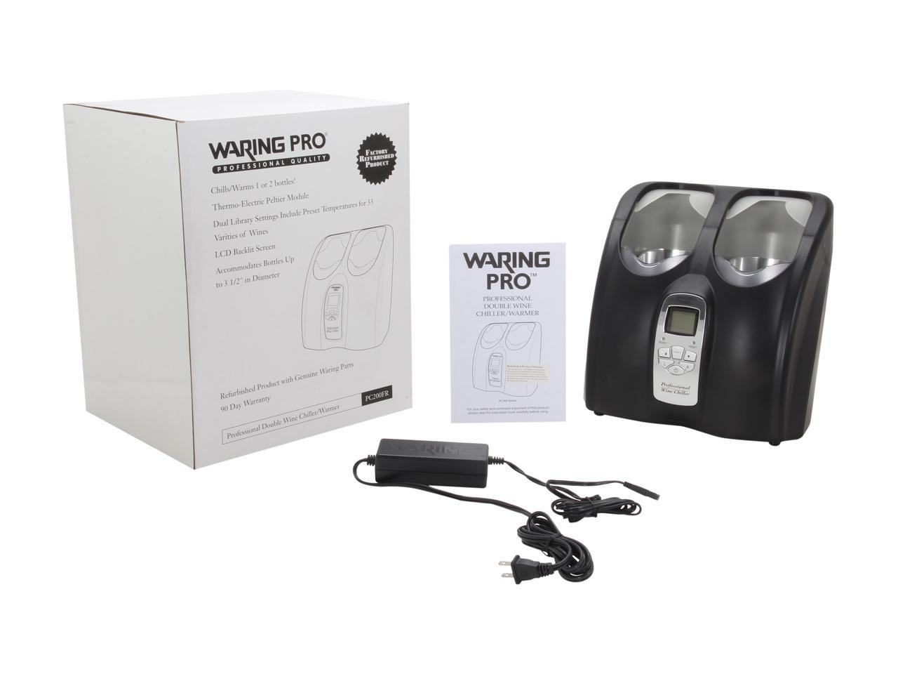 Refurbished Waring Pro Dual Chamber Wine Chiller, PC200