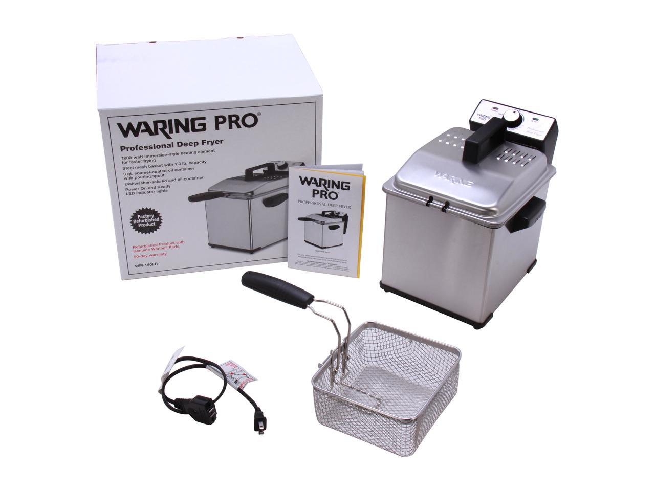 Refurbished Waring Pro WPF150FR Deep Fryer