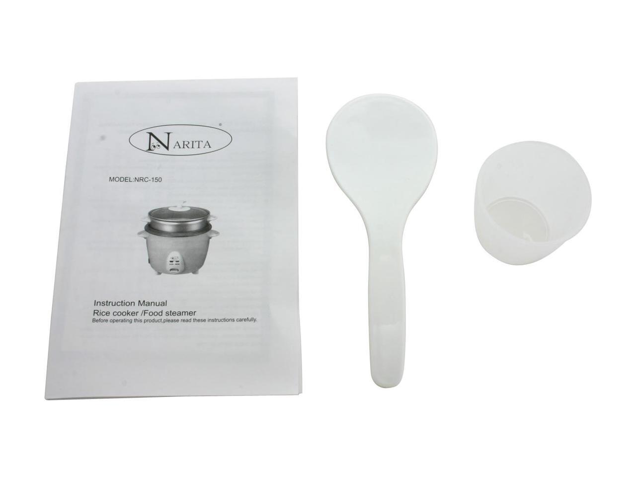 NARITA NRC150 3 cups Rice Cooker with Steamer