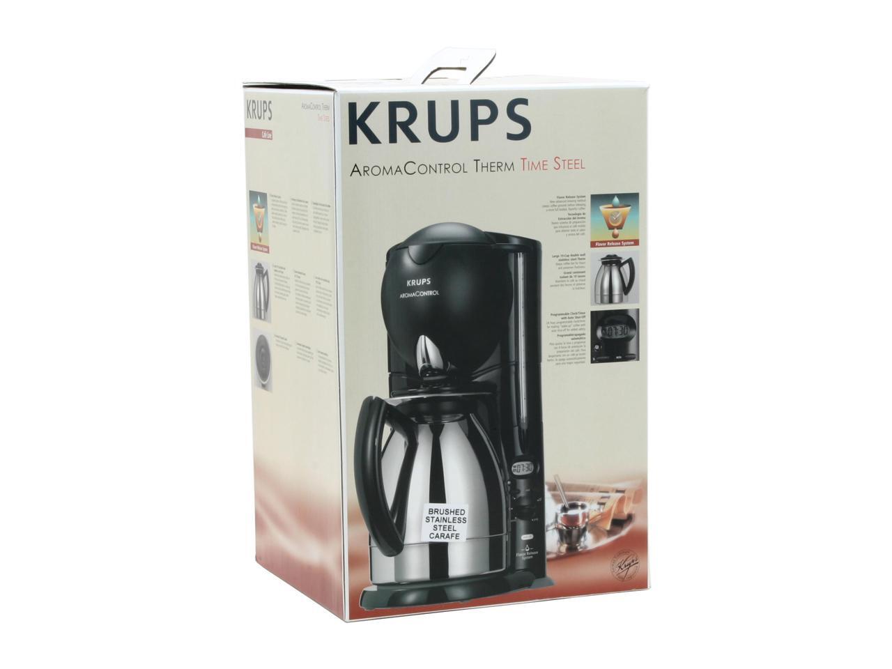 KRUPS 2294G Aroma Control 10Cup Thermal Coffee Maker w/ Electronic
