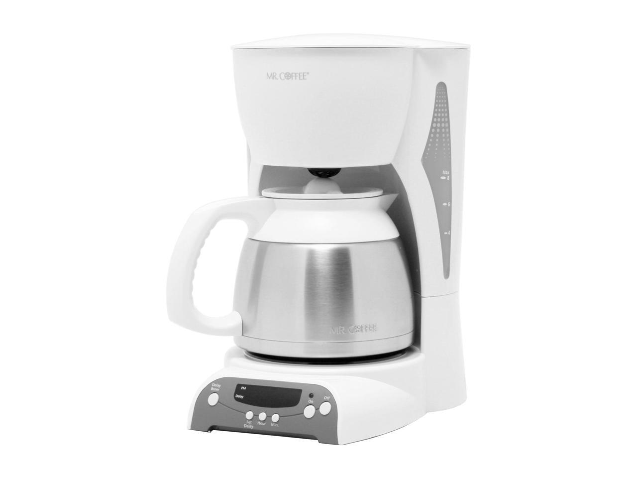 MR. COFFEE DRTX84 White 8 Cup Thermal Programmable Coffee Makers