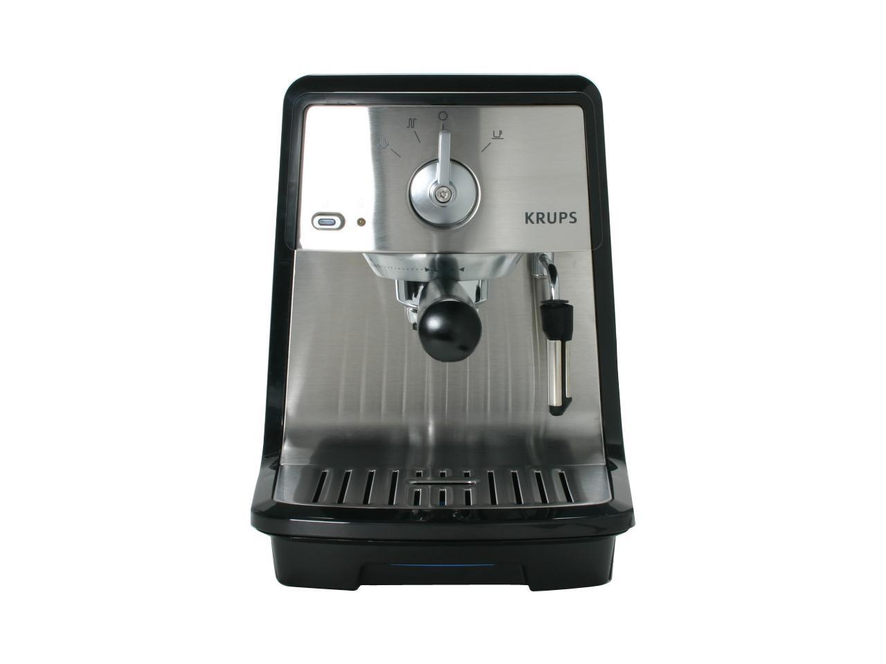 Krups XP4030 Pump Espresso Machine Black with Stainless Steel Newegg.ca
