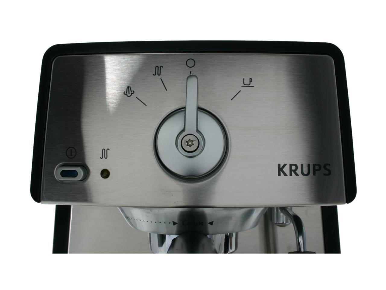 Krups XP4030 Pump Espresso Machine Black with Stainless Steel Newegg.ca