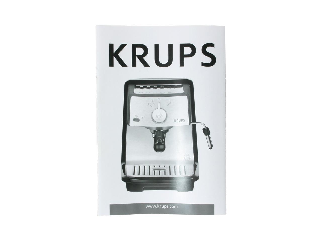Krups XP4030 Pump Espresso Machine Black with Stainless Steel