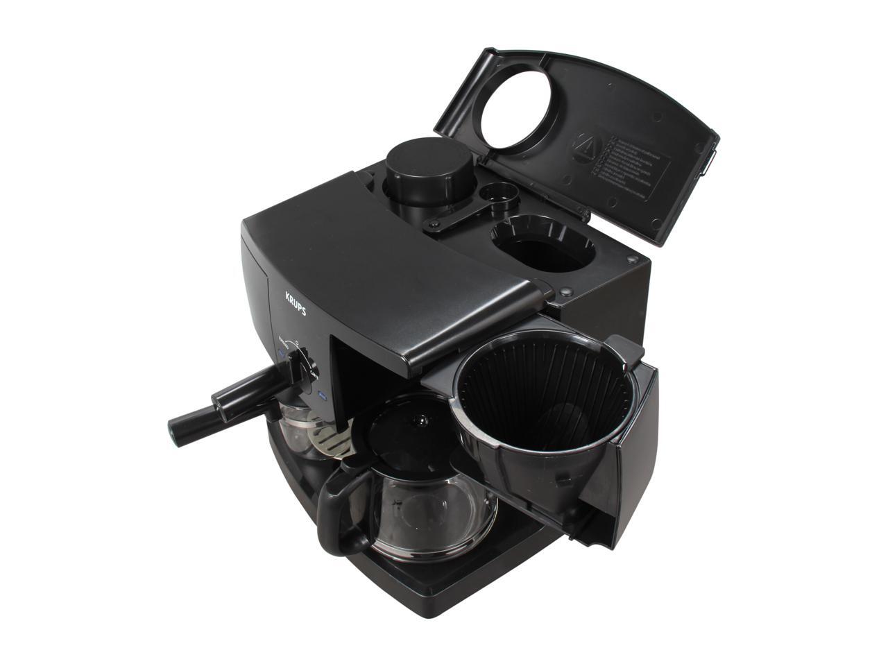 KRUPS XP1500 Combination Coffee & Espresso Machine Black