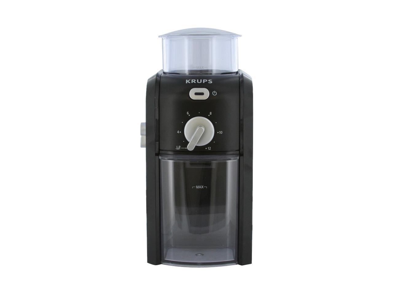 KRUPS GVX114 Black Burr Mill Coffee Grinder