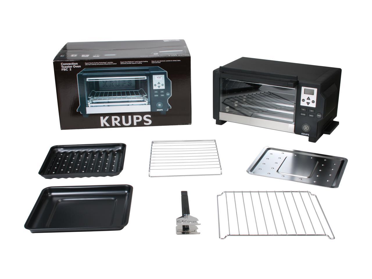 KRUPS FBC2 Black 6Slice Digital Convection Toaster Oven Newegg.ca