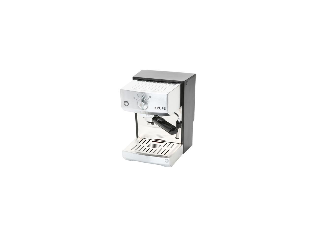 KRUPS XP5240 Precise Tamp Mechanical Espresso Machine Silver/Black