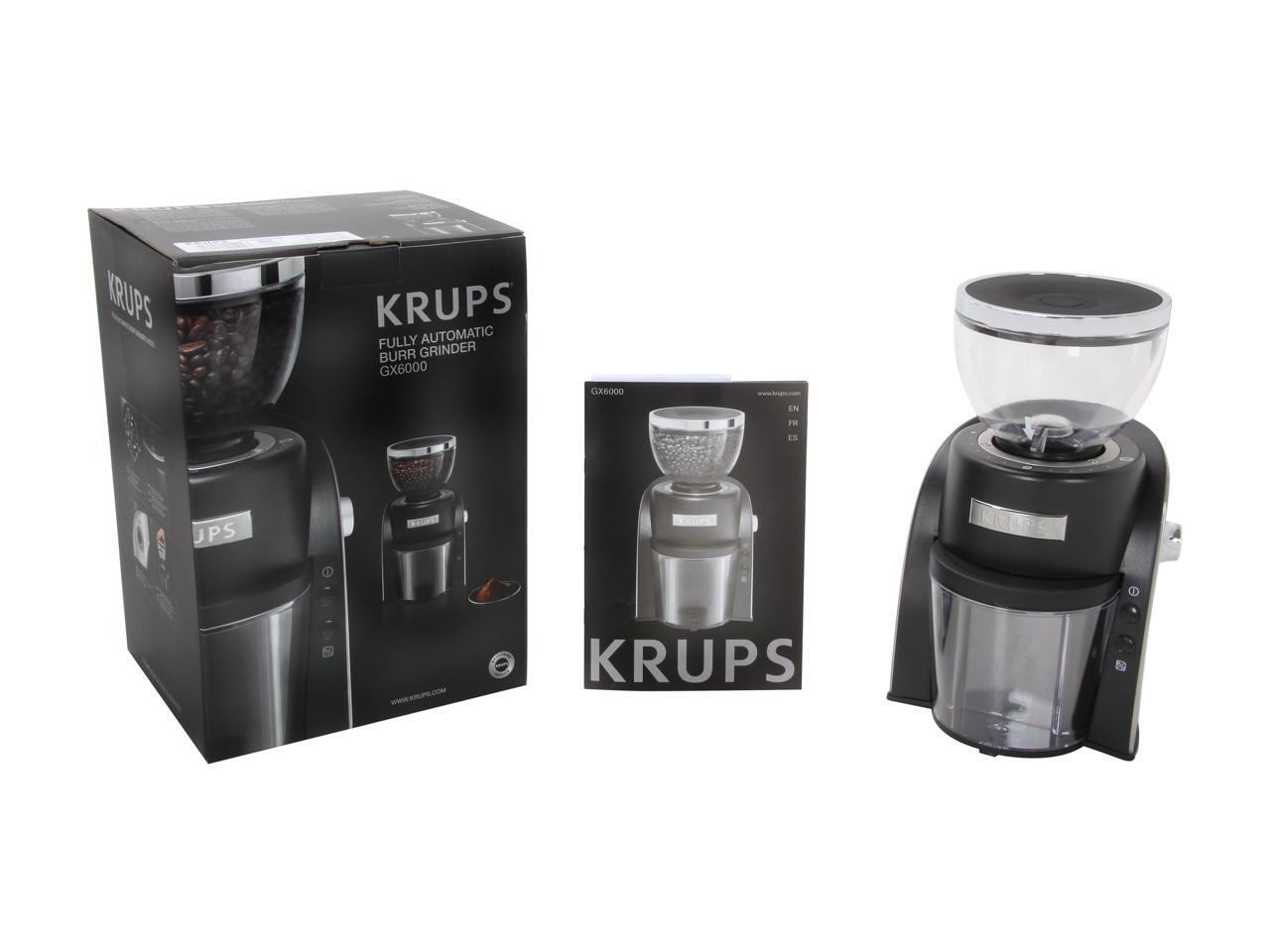 KRUPS GX600050 Black Conical Burr Grinder