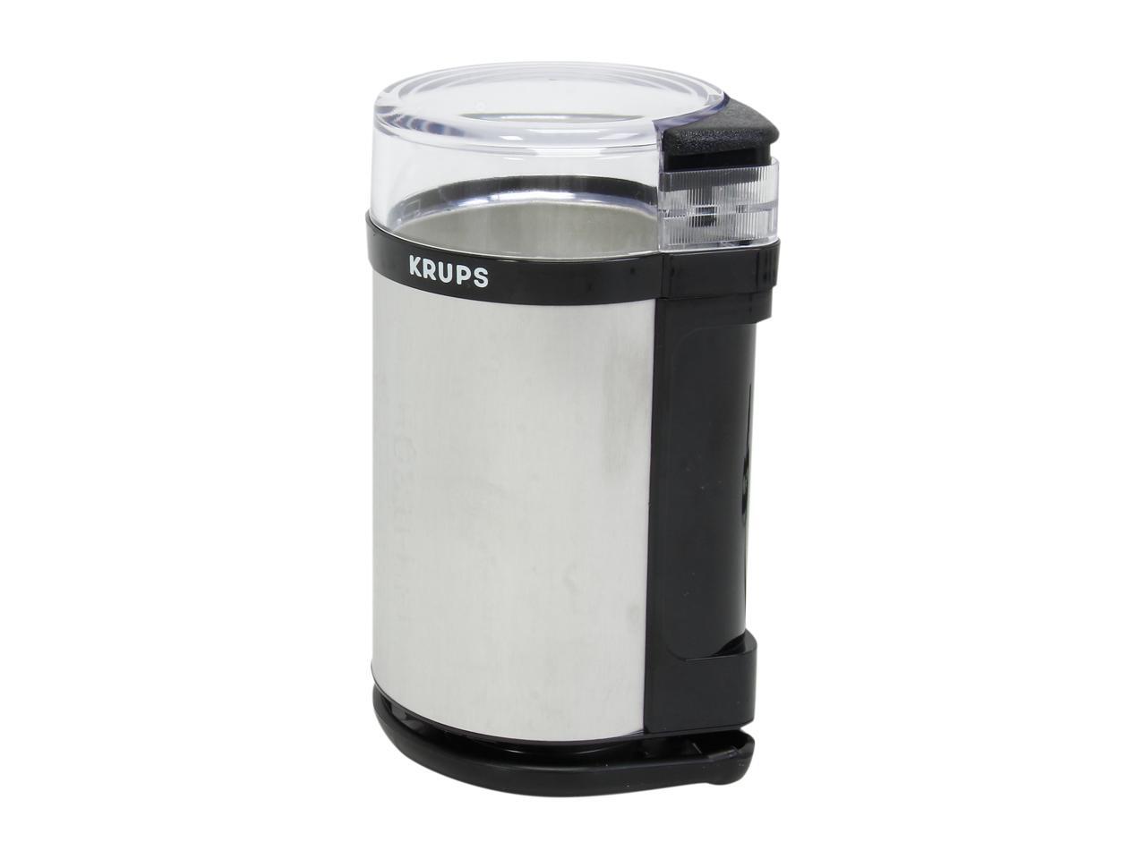 KRUPS GX4100 Gray Electric Spice Herbs and Coffee Grinder with