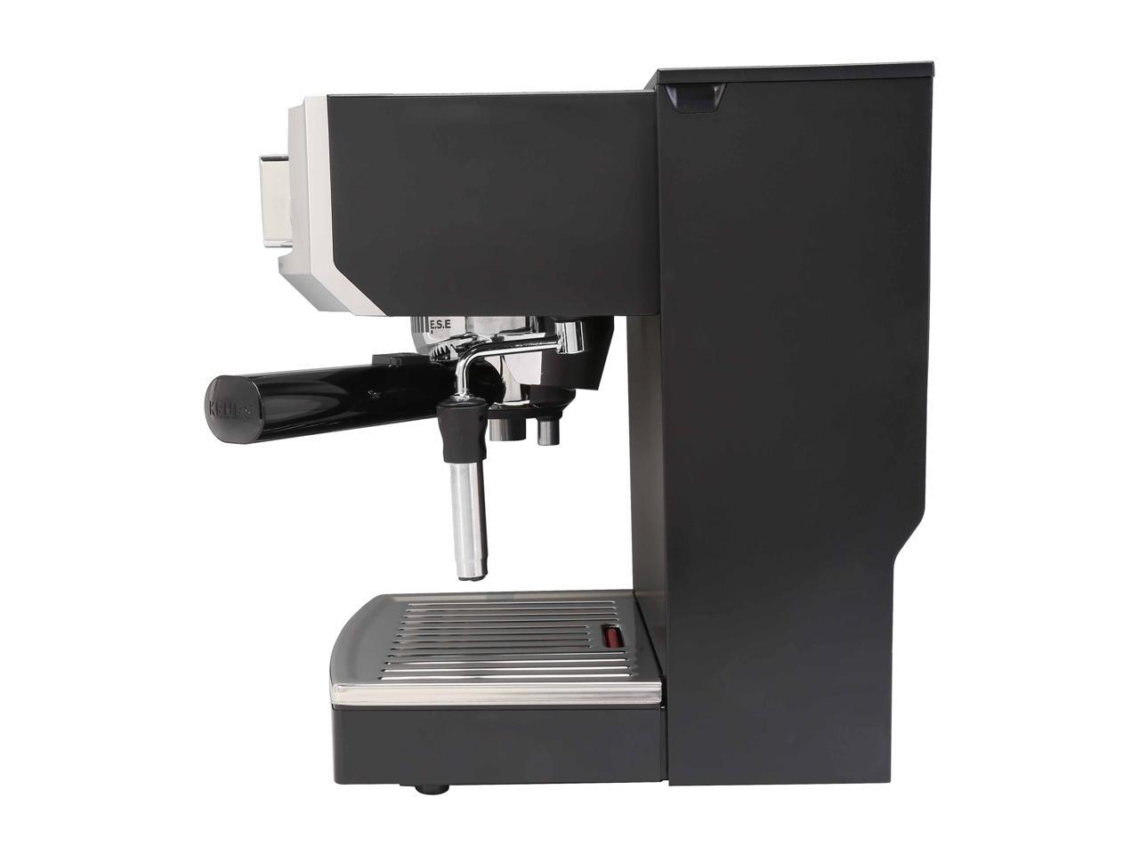 KRUPS XP5620 Black/Steel Precise Tamp Espresso Maker